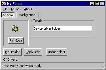 My Folder Screen Shot